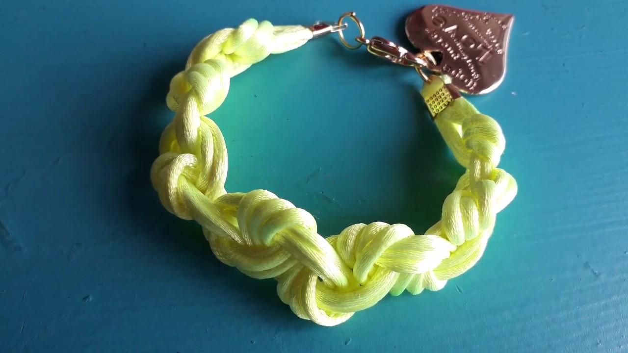DIY - PULSEIRA NEON DE MACRAME
