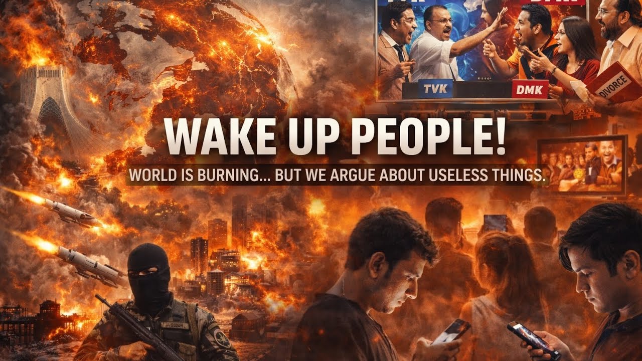 People Are Fighting Over TVK vs DMK While the World Faces War