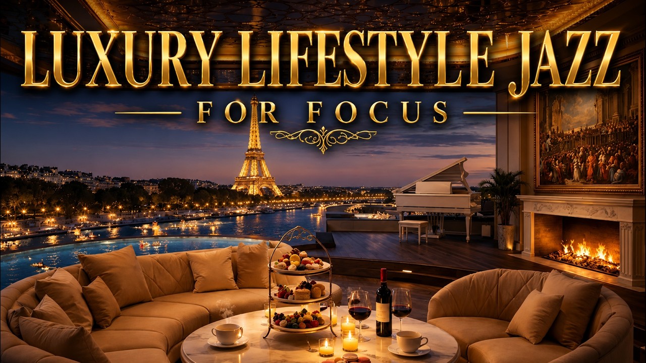 Paris Café Jazz ♥️ Paris Executive Lounge ☕