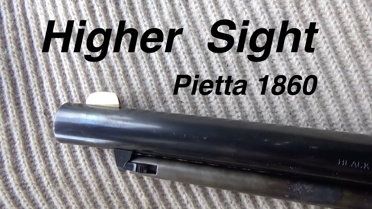 1860 Army Pietta - Sighting In