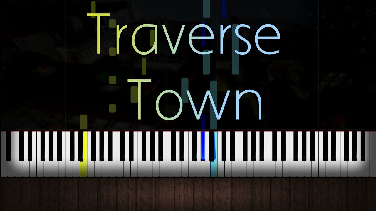 How to Play- Kingdom Hearts- Traverse Town (Piano Collections)