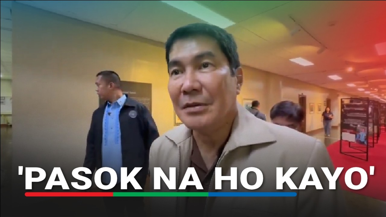 Erwin Tulfo may panawagan sa minorya bago ang impeachment trial ni Sara Duterte | ABS-CBN News