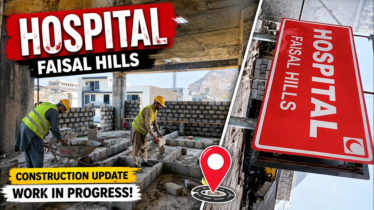Faisal Hills Hospital | Construction Progress by Creative Builders 🏥