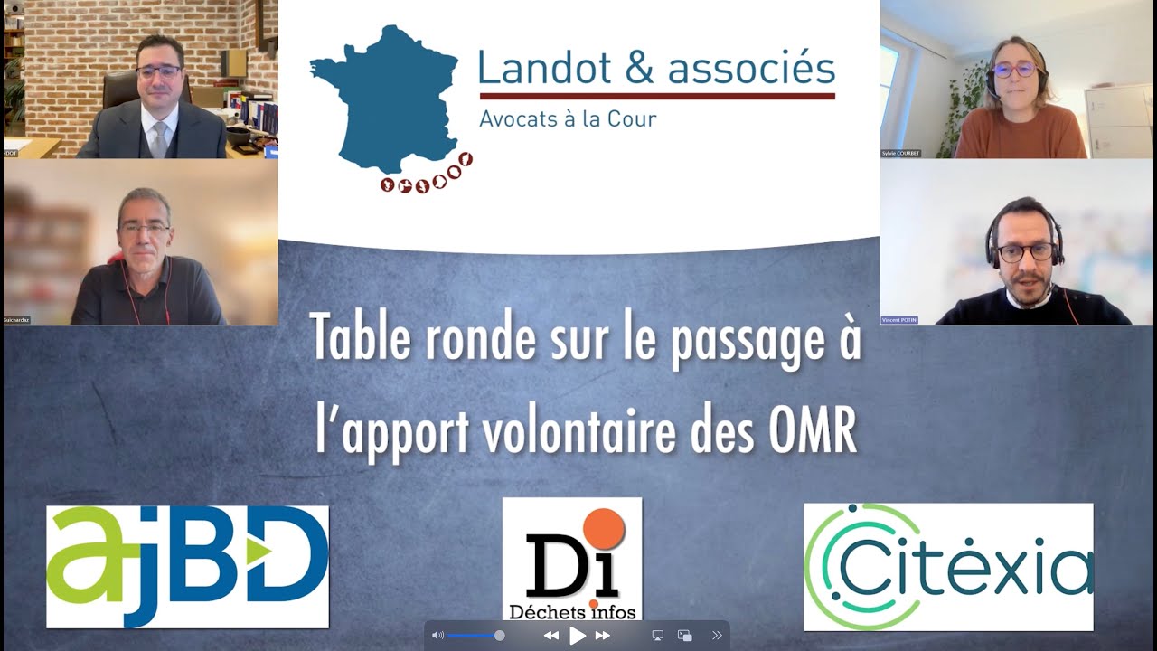 Table ronde sur le passage à l’apport volontaire des OMR