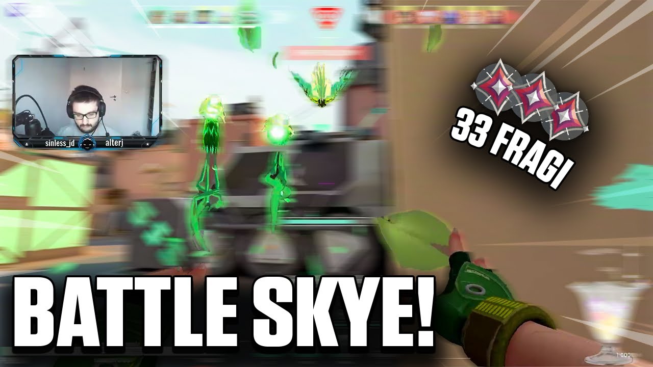SKYE JEST MOCARNA NA BINDZIE! - VALORANKEDY