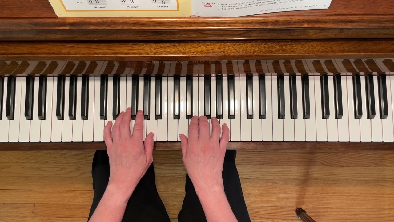 Hey Ho Nobody Home - Piano Adventures Level 2B Lesson Book