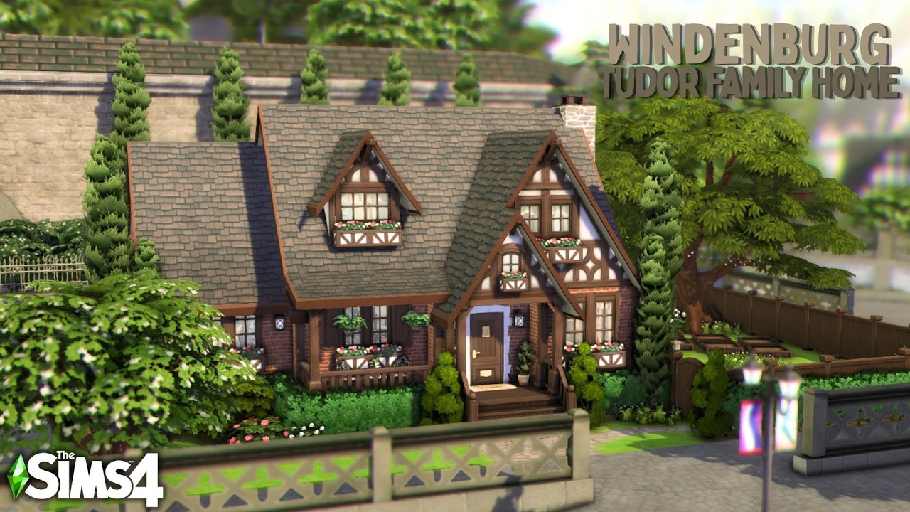 Tudor Family Home in Windenburg🌿The Sims 4 Speed Build || No CC