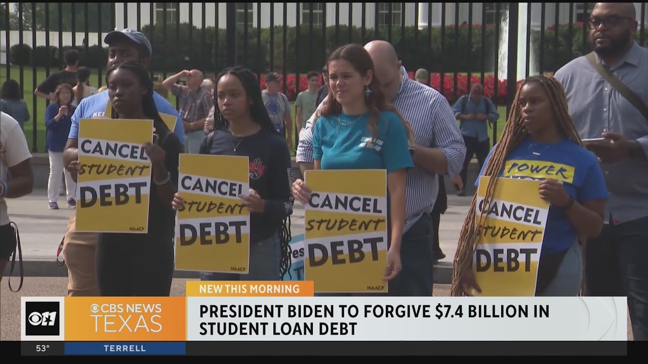President Biden to forgive $7.4B in student loan debt