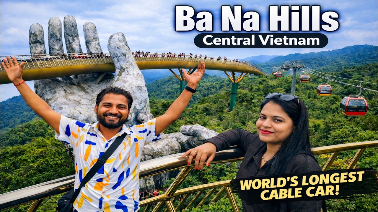 Ba Na Hills Vietnam 🇻🇳 | Golden Bridge & World’s Longest Cable Car Experience