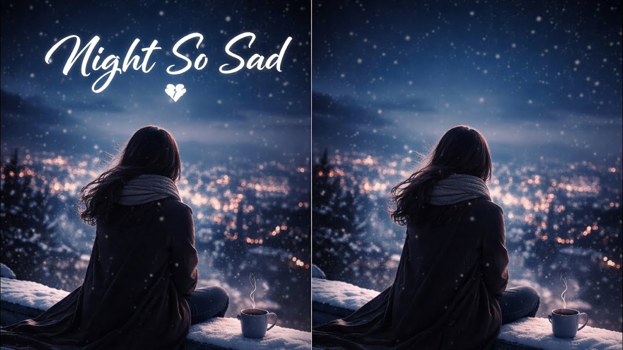 Night So Sad 💔- Broken Keys Studio | Emotional Slow Pop R&B | Sad Piano & Violin | Heartbroken Song