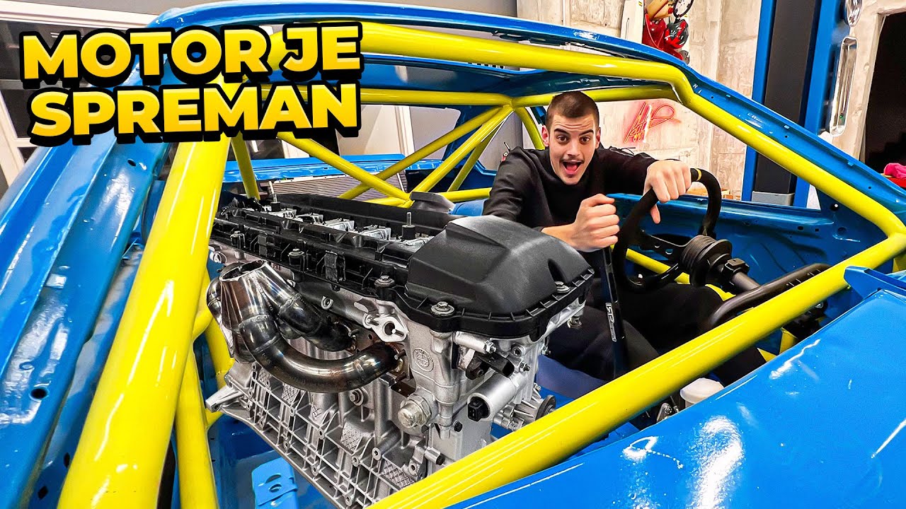 3.0 Turbo Motor od 600HP za E36 Driftalicu je Sastavljen i Spreman za Ubacaj!!!