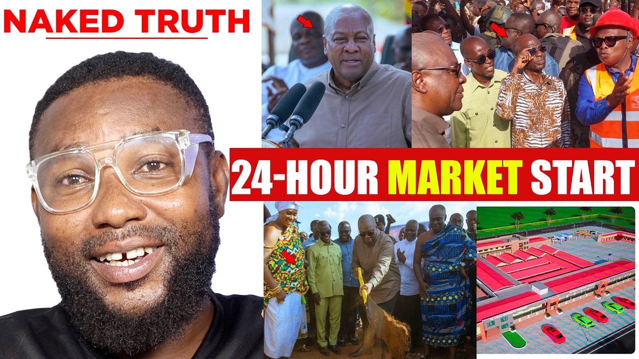 🔥24-Hour Economy Begins! 😱 Prez. Mahama Cuts Sod in Dormaa 👀 261 Districts to Benefit