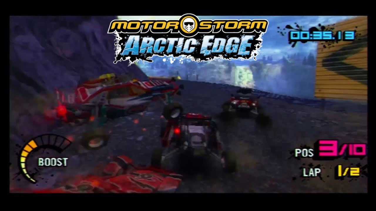 Motorstorm: Arctic Edge PSP Gameplay