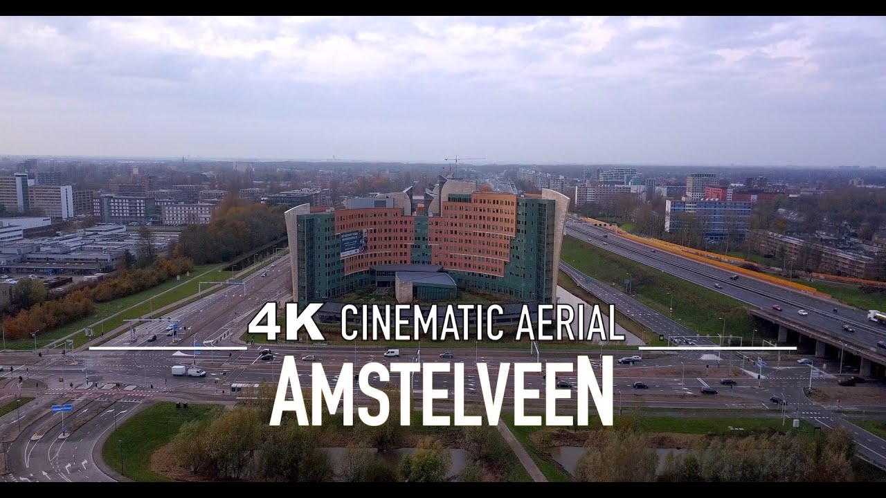 AMSTERDAM AMSTELVEEN Drone 4K 🇳🇱 | Holland Ultra HD
