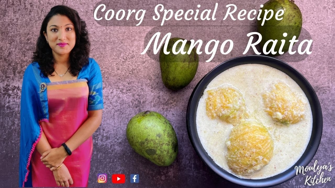 Coorg Mange Pajji | Mango Raita | ಕಾಡು ಮಾವಿನ ಹಣ್ಣಿನ ಚಟ್ನಿ | Coorgi Style Ripe Mango Raita