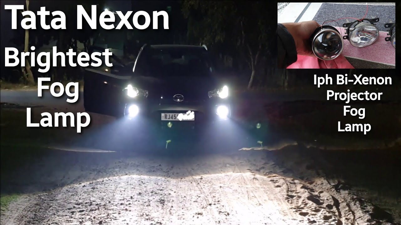 Tata Nexon Iph Bi-Xenon Projector Fog Lamp Installation,Price,Testing(अब आए Nexon चलाने के मजे)!!!