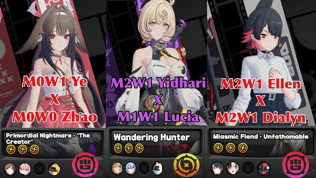 NEW Deadly Assault Duos | M0W1 Ye Shunguang, M2W1 Ellen & Yidhari | Zenless Zone Zero 2.5