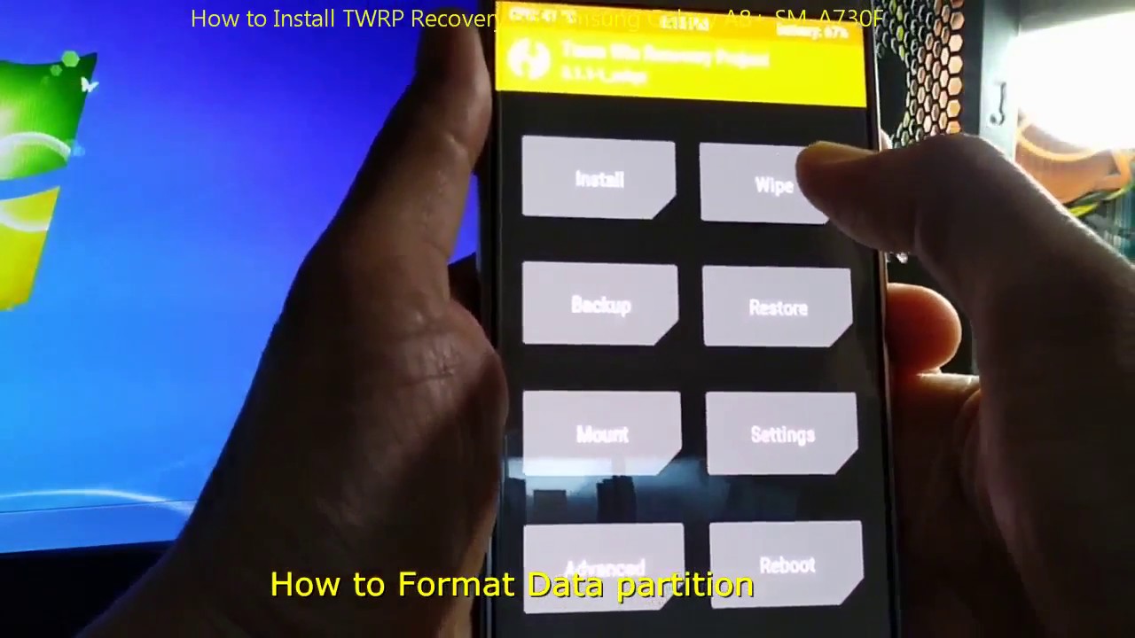 How to Install TWRP Recovery on Samsung Galaxy A8+ SM-A730F