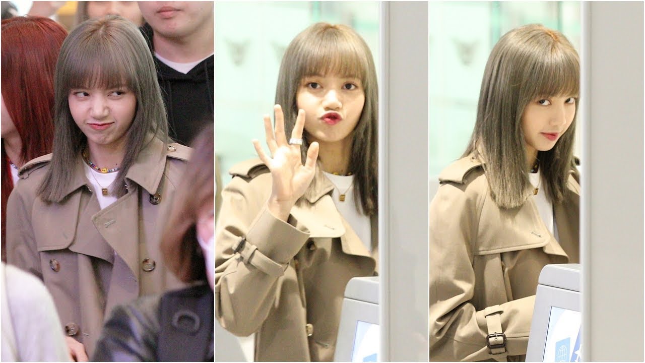 190409 블랙핑크(BLACKPINK) 리사(Lisa) 출국 Departure [인천공항] 4K 직캠 by 비몽