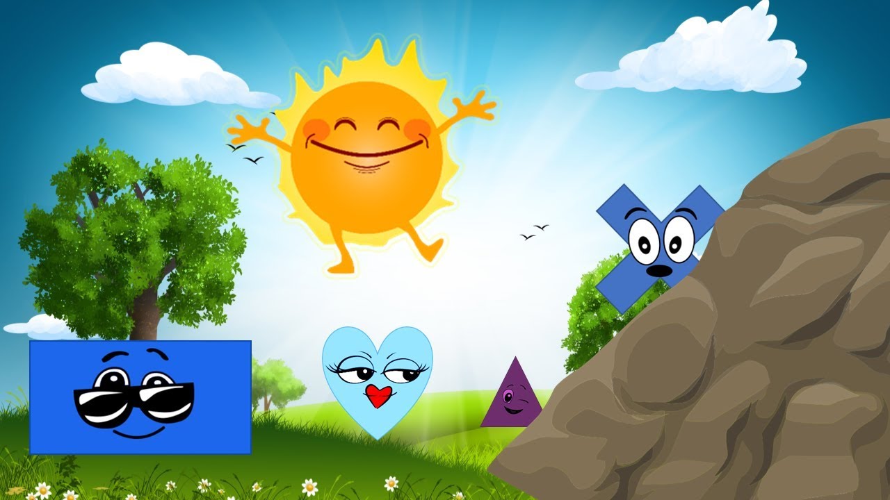 Semplicemente imparando le forme per i bambini. I bambini imparare le forme con divertimento.