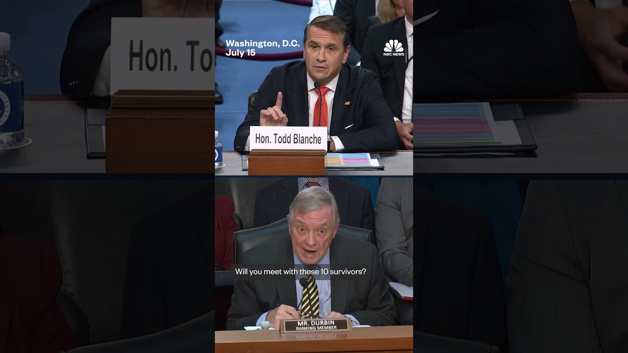 Attorney General nominee Todd Blanche on if he will personally meet with Epstein survivors