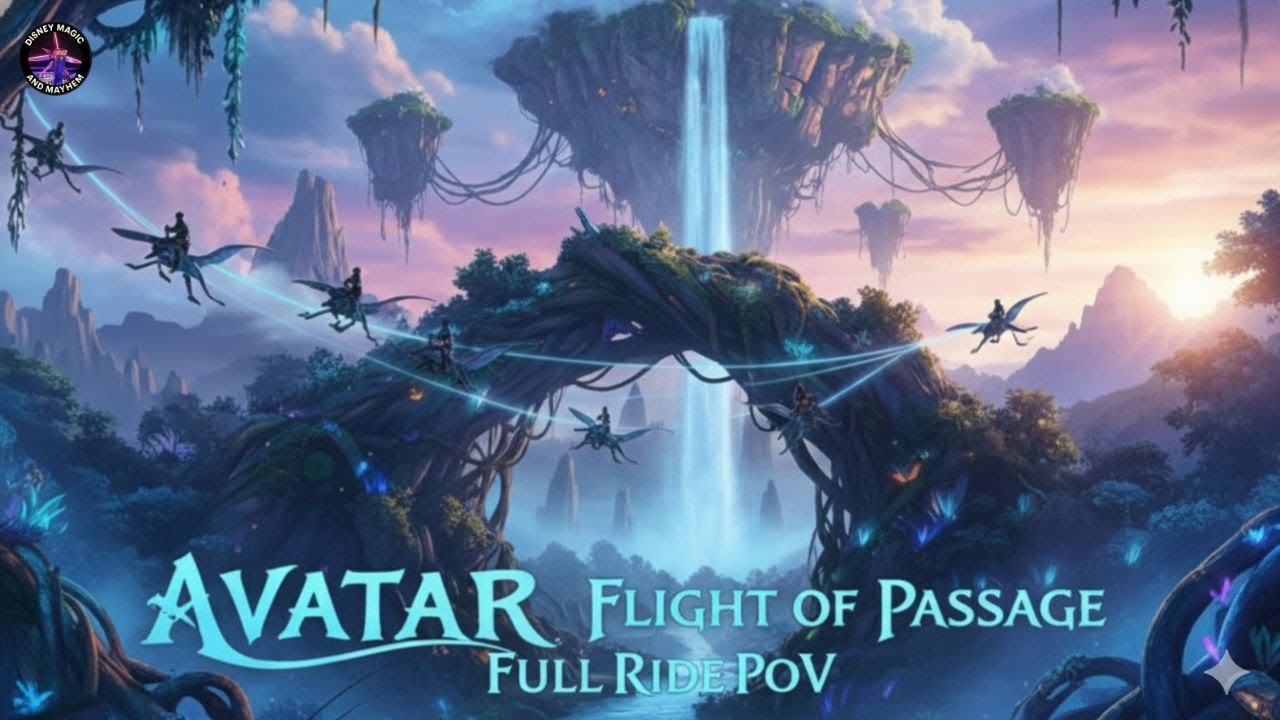 AVATAR Flight of Passage FULL RIDE | Pandora Banshee Simulator | Disney Animal Kingdom