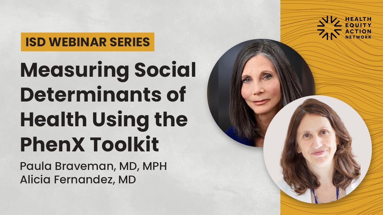 Measuring Social Determinants of Health Using the PhenX Toolkit