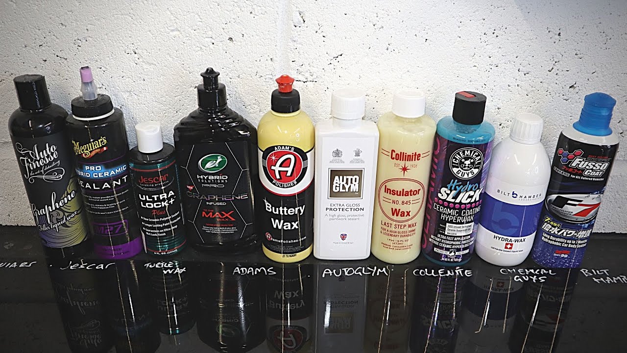 The Best Car Sealant or Liquid Wax | Car Wash Detailing Product Comparison