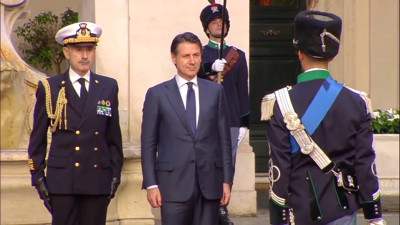 Cerimonia di insediamento del nuovo Governo a Palazzo Chigi