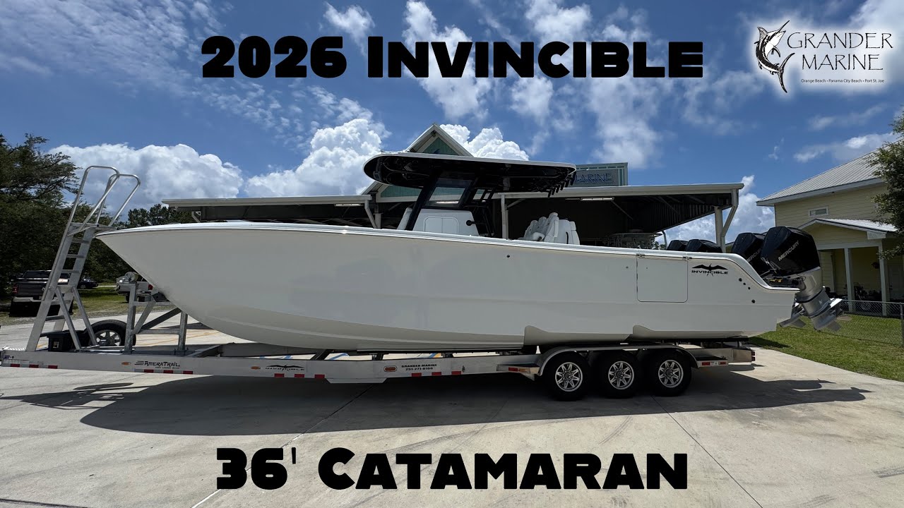 FOR SALE | 2026 Invincible 36' Catamaran 53E526 | GRANDER MARINE