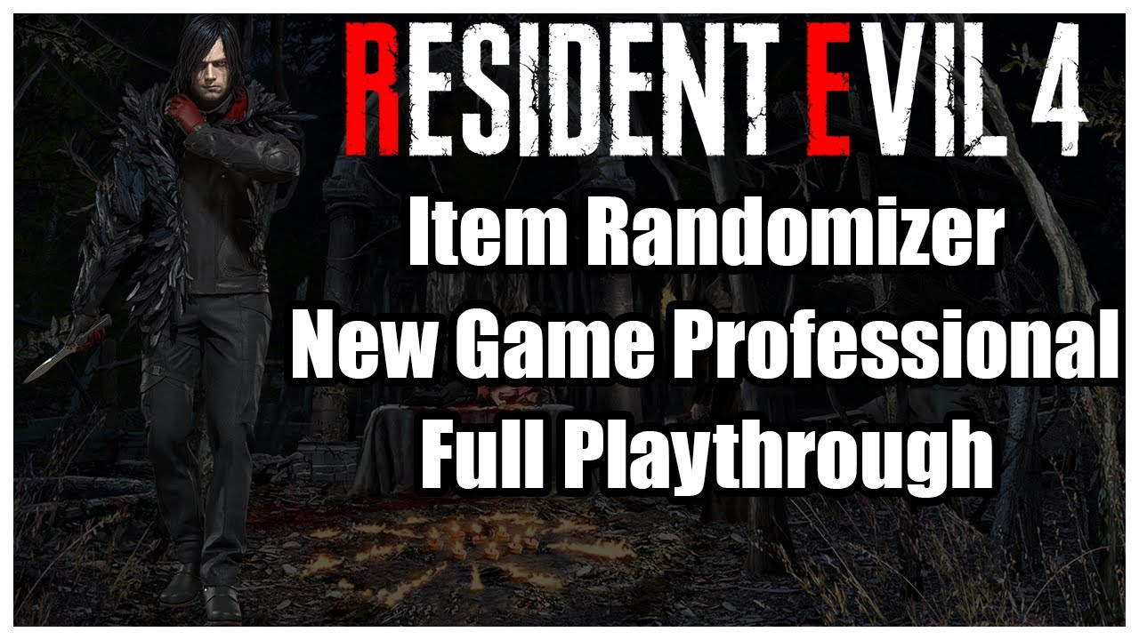Resident Evil 4 Remake New Game Pro Item Randomizer
