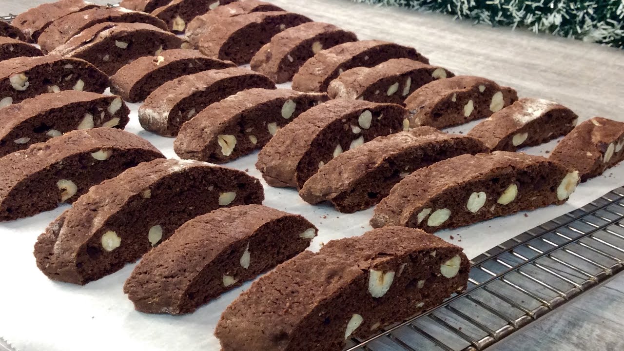 🇮🇹 Best biscotti recipe❗️  Chocolate and hazelnut.