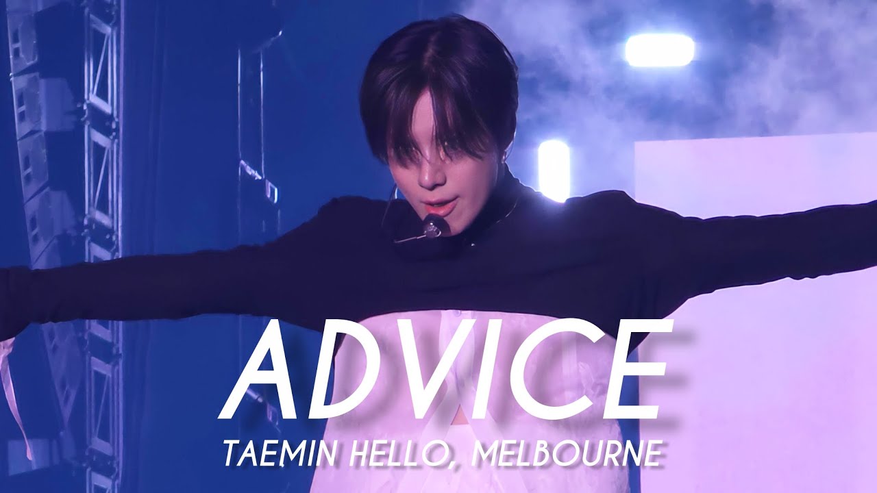 260314 태민 어드바이스 안녕멜버른 TAEMIN Hello, Melbourne Advice fancam