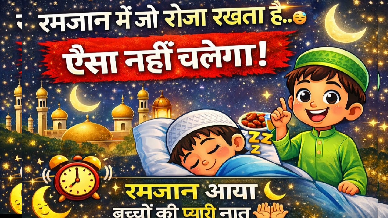 रमजान का प्यारा कलाम | सहरी में अम्मी जगाती ❤️🌙 