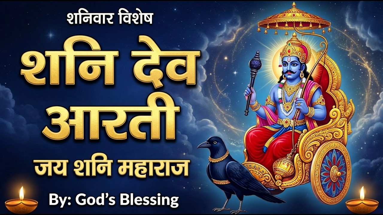 जय शनि महाराज | शनिवार की पवित्र शनि देव आरती | जीवन में स्थिरता और रक्षा | God’s Blessing