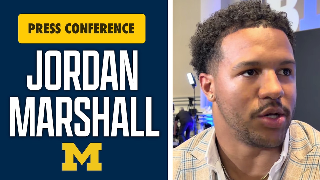 Michigan Football RB Jordan Marshall Speaks At Big Ten Media Days 2026 I #goblue