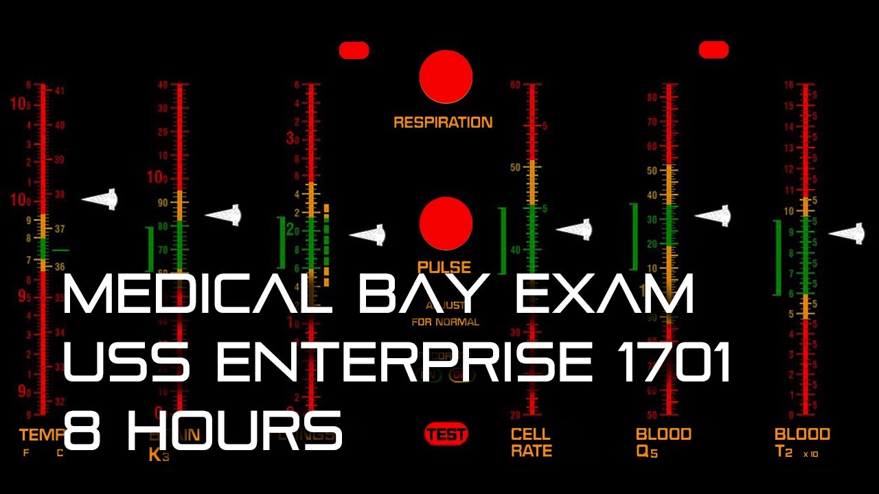 🎧 Star Trek TOS Medical Bay Exam *8 Hours*