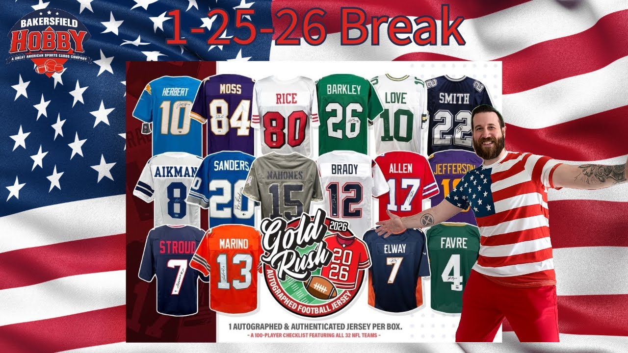 1-25-2026 2026 Gold Rush NFL Jersey Break #232