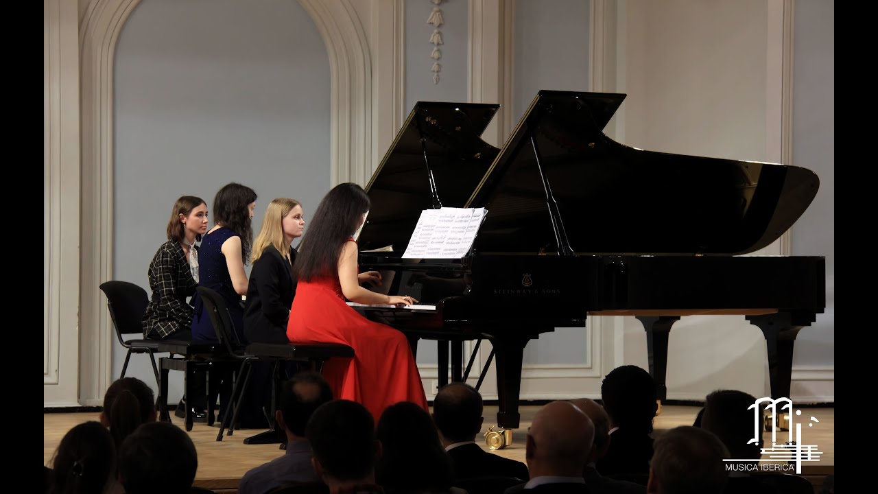 V. Azarashvili. Suite española para 2 pianos. Aishe MAMBETOVA, Leyla SAFINA