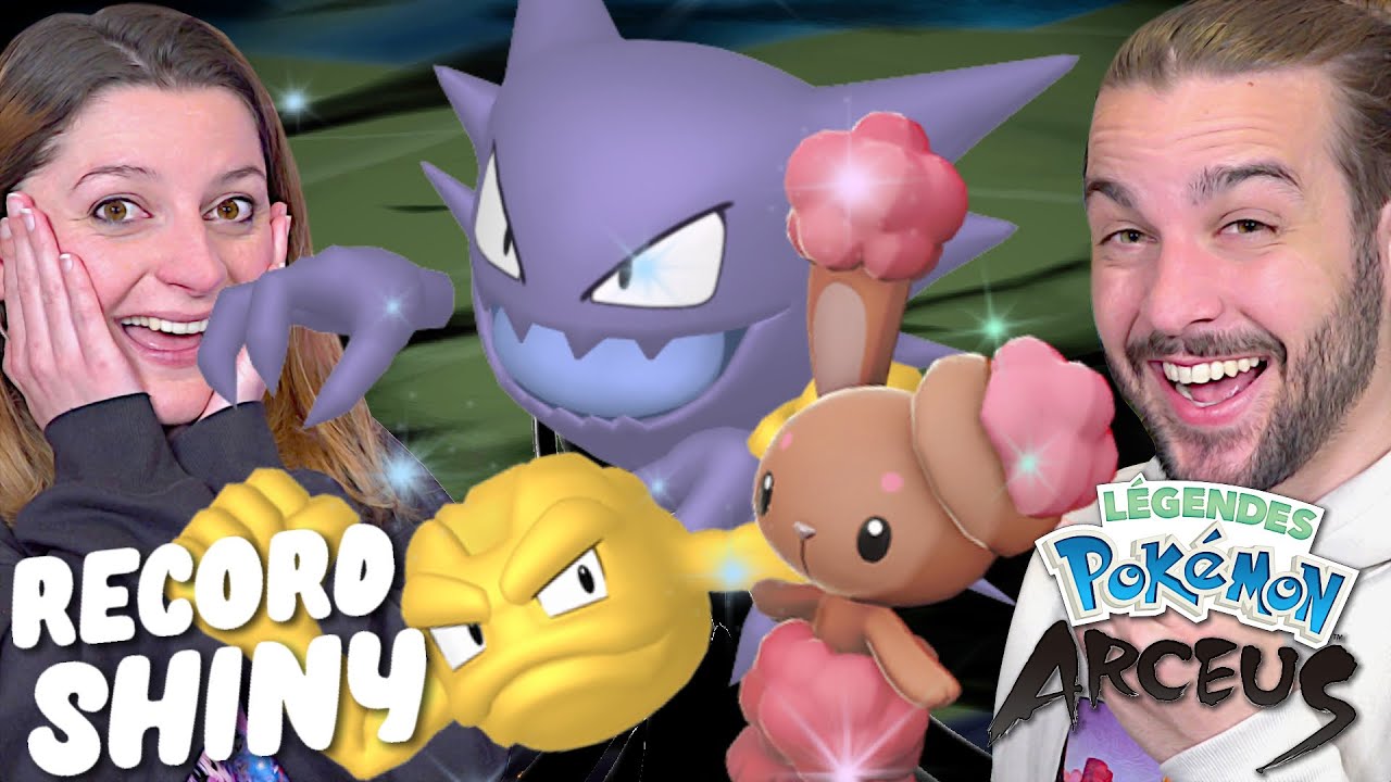 RECORD DE CAPTURE DE POKEMON SHINY ! CAPTURE LIVE SHINY LEGENDES POKEMON ARCEUS