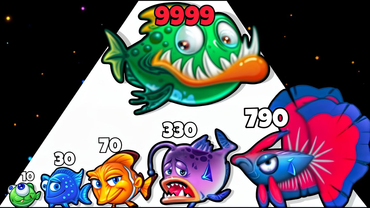 Idle Fish Evolution 3D Game in MAX LEVEL ( Level Up Fish )
