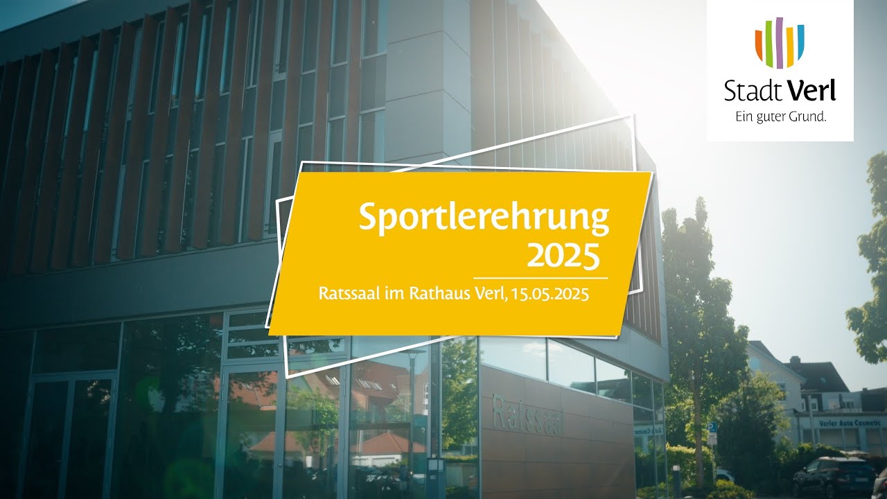 Sportlerehrung der Stadt Verl 2025