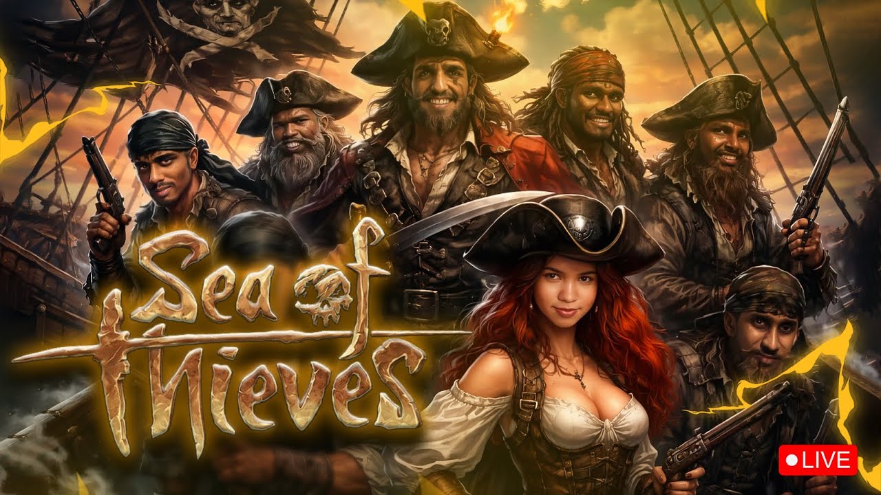 අදත් මුහුදු පැන්නා | Sea Of Thieves with the Gang | Day 22 #seaofthieves