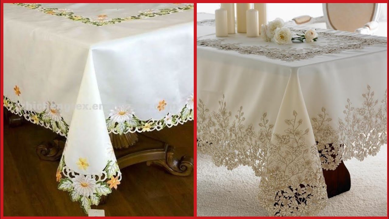 Very Attractive and Classy International Standard Embroidered Table Cover Collection