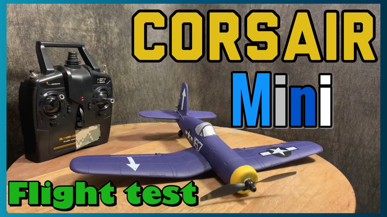 beginner Cheap Corsair (VolantexRC mini F4U) Flight test