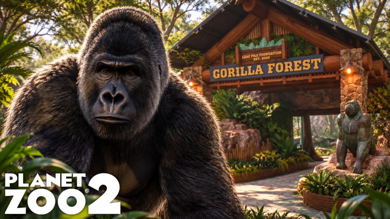 Строим НЕВЕРОЯТНЫЙ лес для горилл в Planet Zoo 2!