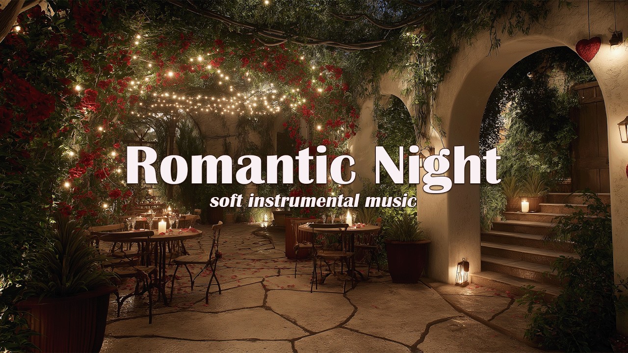 Romantic City Night Ambience | Soft Instrumental Music for a Cozy Evening