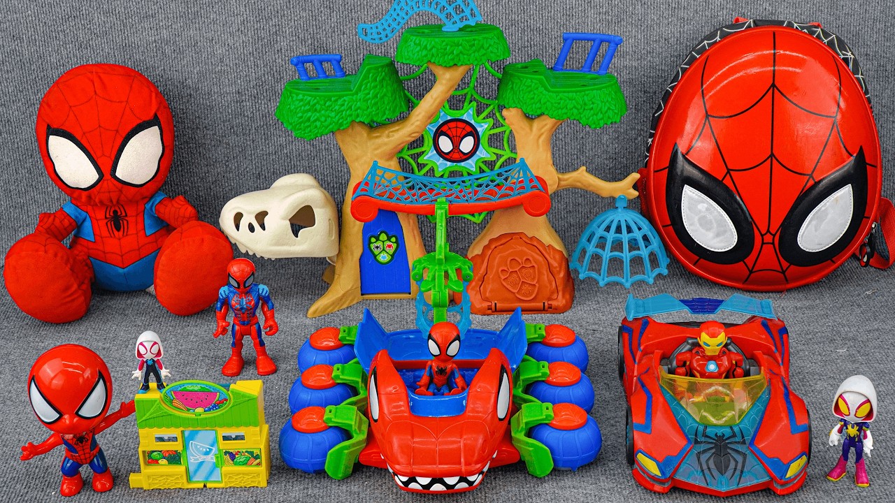 Marvel Spiderman Collection Unboxing Review| LEGO Marvel Dino-Webs Crawler Car | Dino-Webs Treehouse