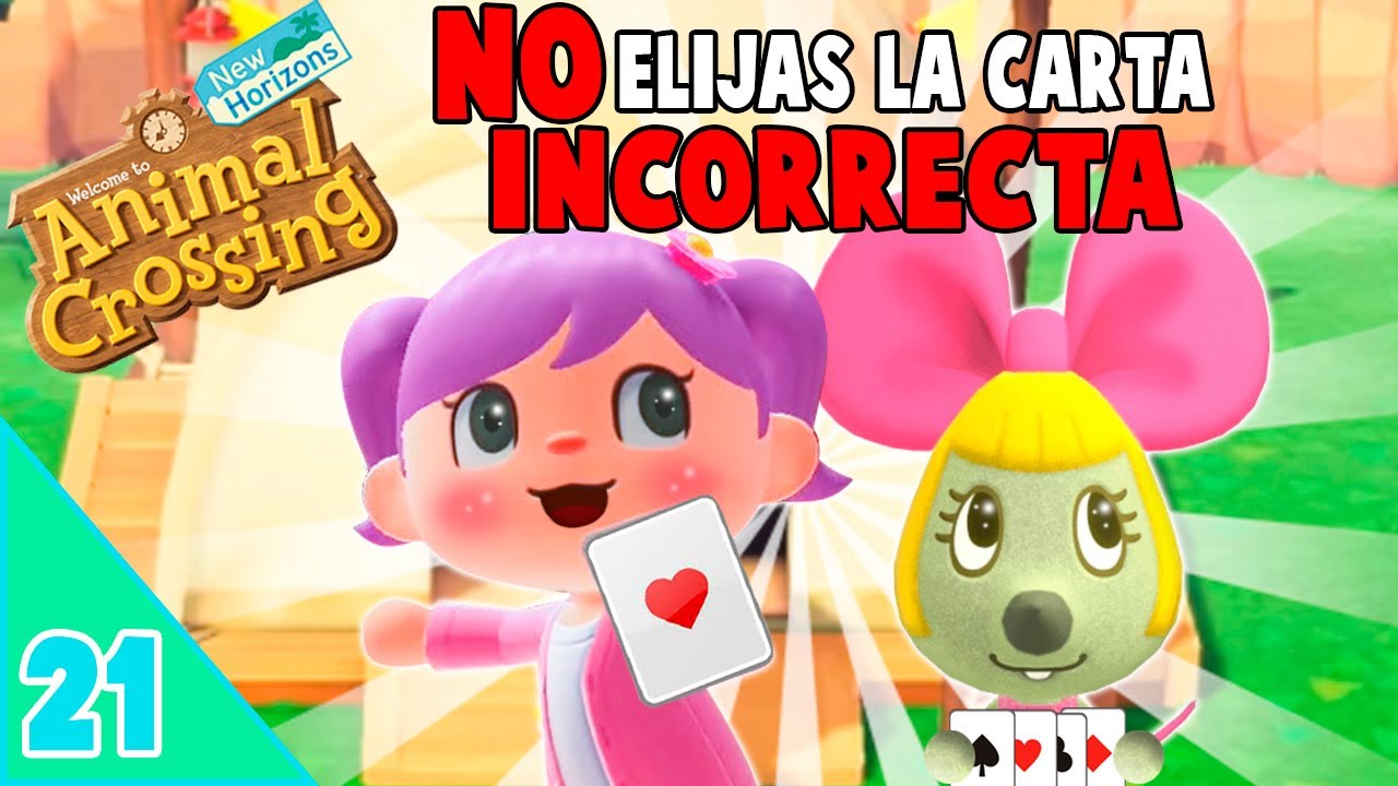 🏝️ ALGUIEN SE VA DE LA ISLA! LAS CARTAS DECIDEN 😱 - ANIMAL CROSSING NEW HORIZONS - # 21