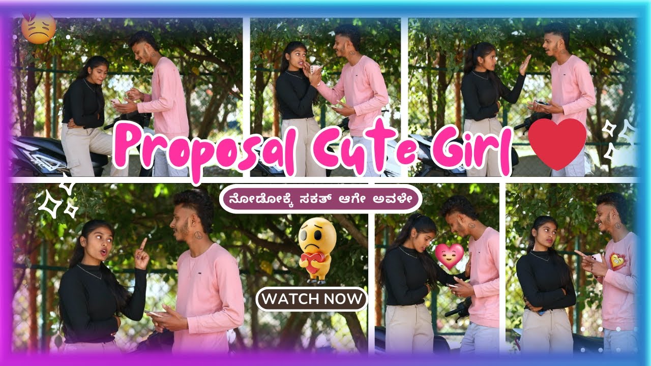 Proposing Call Clash  Prank On Cute Girl #kannadaprank #kannadacomedymovies #kannadafunnyvideo